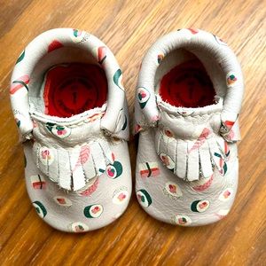 Freshly Picked Leather Moccasins Size 1 / 6 wks-6 months KAWAII SUSHI